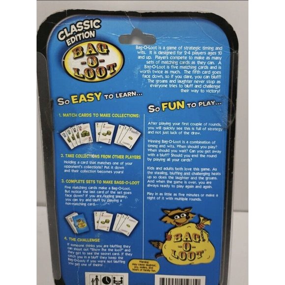 Bag O Loot The Irresistibly Fun Family Card Game of Bluffing and Thievery - Picture 3 of 3